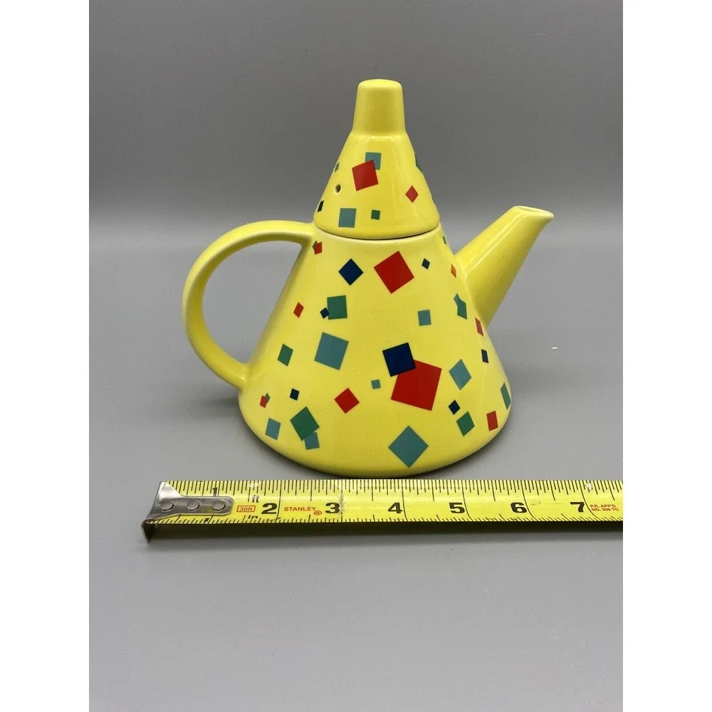 Toscany Collection Memphis Mid Century Postmodern Teapot‎ Made in Japan RARE